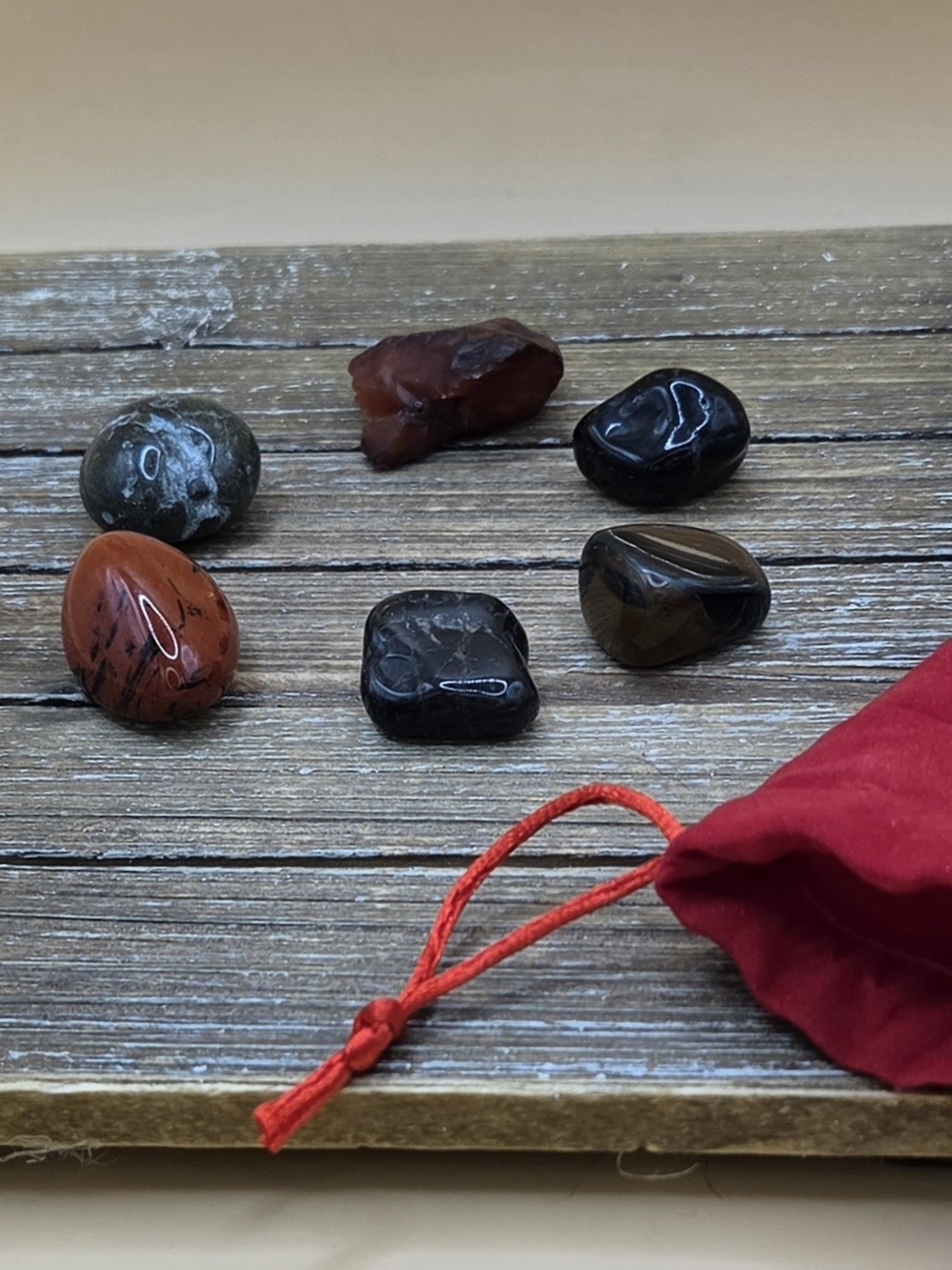 Crystal Healing Set for Endurance and Strength